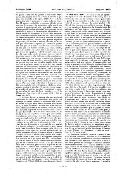 Sinossi giuridica compendio ordinato di giurisprudenza, scienza e bibliografia ...