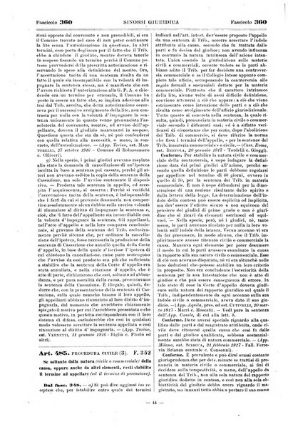 Sinossi giuridica compendio ordinato di giurisprudenza, scienza e bibliografia ...