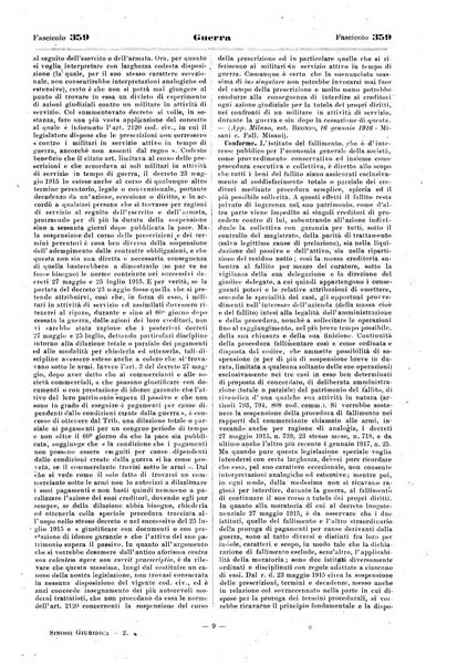 Sinossi giuridica compendio ordinato di giurisprudenza, scienza e bibliografia ...