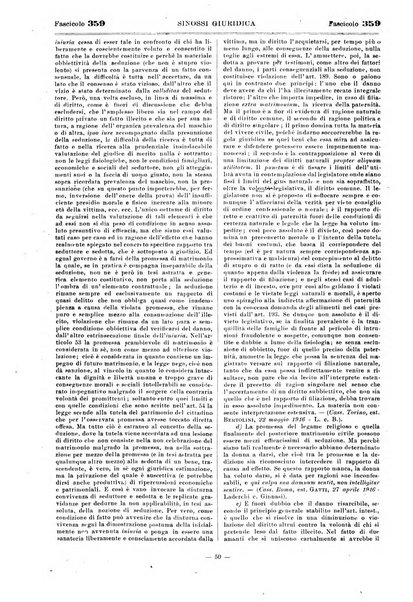 Sinossi giuridica compendio ordinato di giurisprudenza, scienza e bibliografia ...