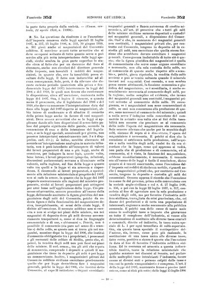 Sinossi giuridica compendio ordinato di giurisprudenza, scienza e bibliografia ...