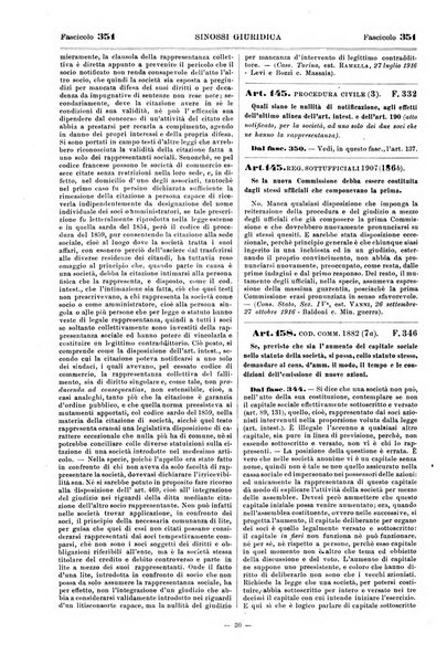 Sinossi giuridica compendio ordinato di giurisprudenza, scienza e bibliografia ...