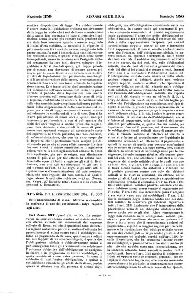 Sinossi giuridica compendio ordinato di giurisprudenza, scienza e bibliografia ...