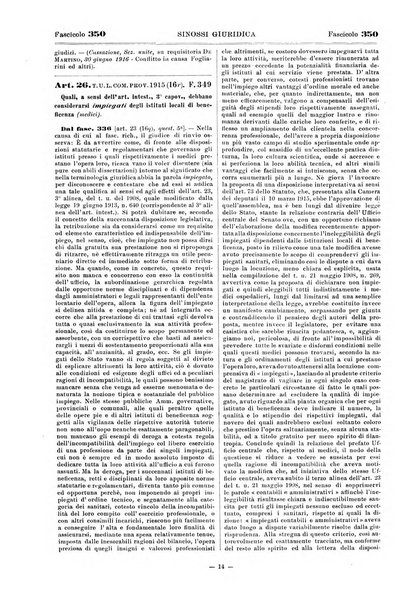 Sinossi giuridica compendio ordinato di giurisprudenza, scienza e bibliografia ...