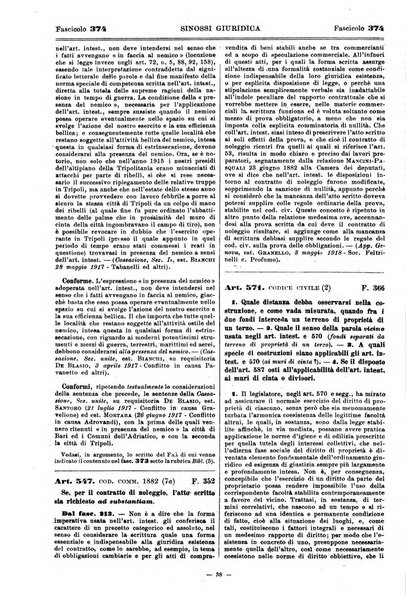 Sinossi giuridica compendio ordinato di giurisprudenza, scienza e bibliografia ...