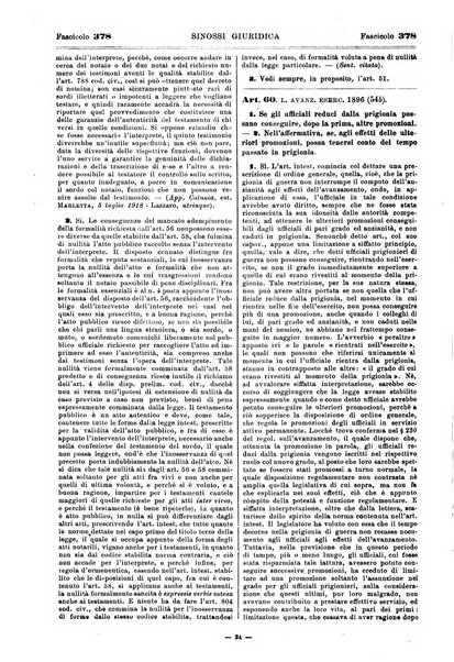 Sinossi giuridica compendio ordinato di giurisprudenza, scienza e bibliografia ...