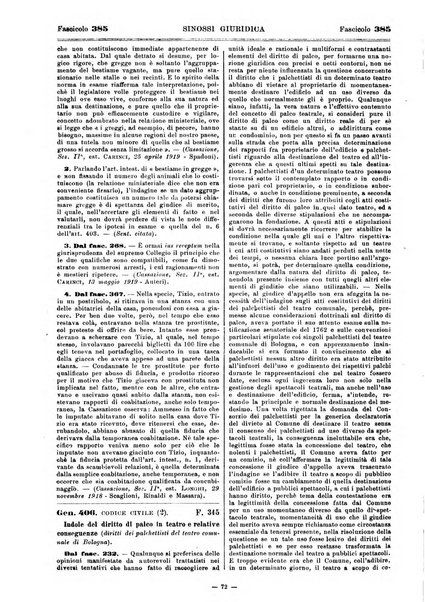 Sinossi giuridica compendio ordinato di giurisprudenza, scienza e bibliografia ...