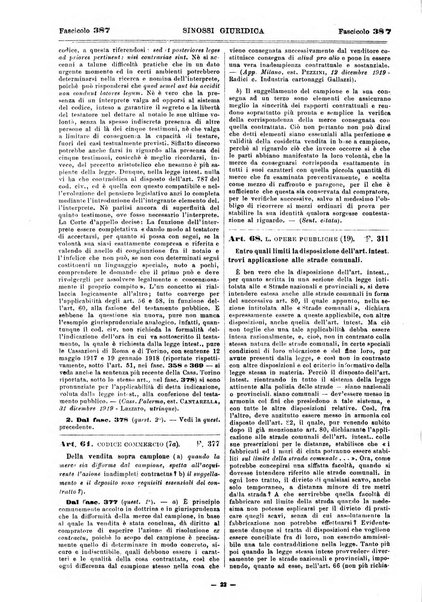 Sinossi giuridica compendio ordinato di giurisprudenza, scienza e bibliografia ...