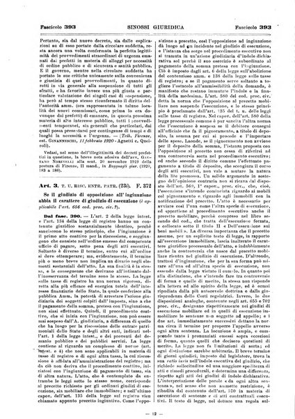 Sinossi giuridica compendio ordinato di giurisprudenza, scienza e bibliografia ...