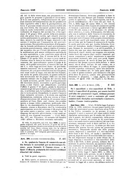 Sinossi giuridica compendio ordinato di giurisprudenza, scienza e bibliografia ...