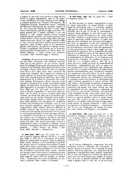 Sinossi giuridica compendio ordinato di giurisprudenza, scienza e bibliografia ...