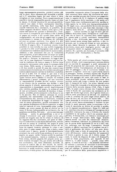 Sinossi giuridica compendio ordinato di giurisprudenza, scienza e bibliografia ...