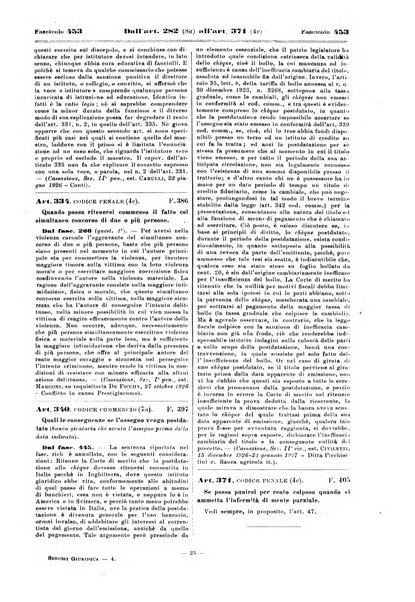 Sinossi giuridica compendio ordinato di giurisprudenza, scienza e bibliografia ...