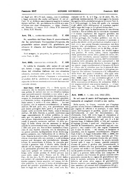 Sinossi giuridica compendio ordinato di giurisprudenza, scienza e bibliografia ...