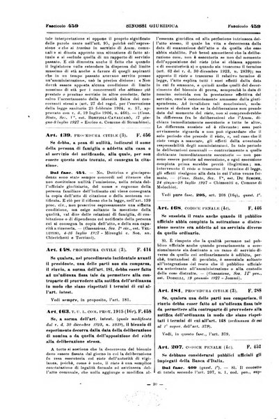 Sinossi giuridica compendio ordinato di giurisprudenza, scienza e bibliografia ...