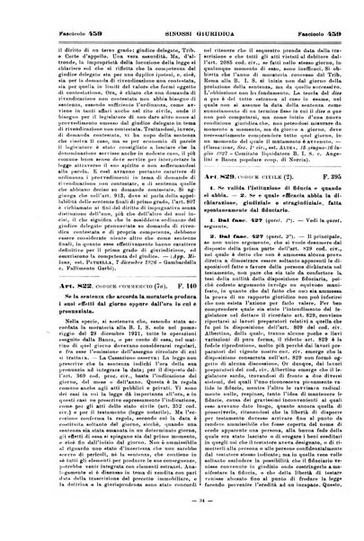 Sinossi giuridica compendio ordinato di giurisprudenza, scienza e bibliografia ...