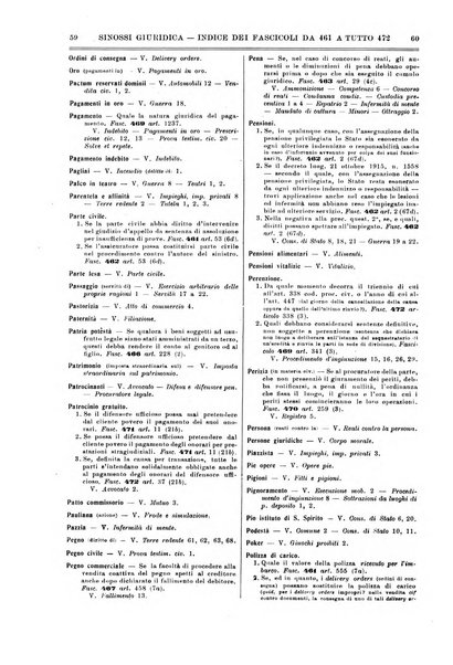 Sinossi giuridica compendio ordinato di giurisprudenza, scienza e bibliografia ...