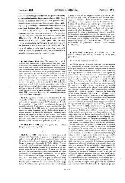 Sinossi giuridica compendio ordinato di giurisprudenza, scienza e bibliografia ...