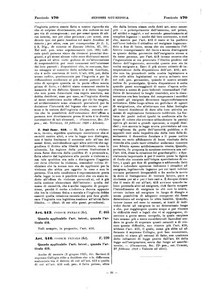 Sinossi giuridica compendio ordinato di giurisprudenza, scienza e bibliografia ...