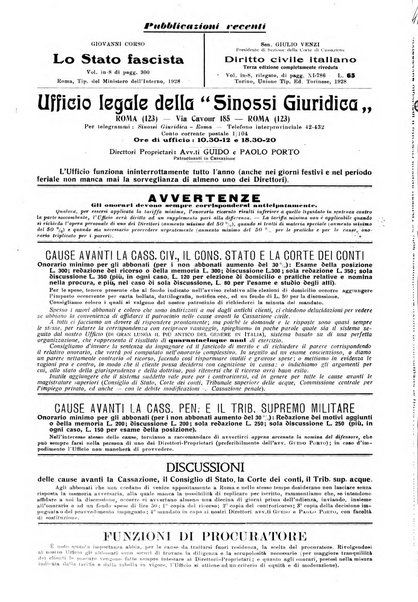 Sinossi giuridica compendio ordinato di giurisprudenza, scienza e bibliografia ...