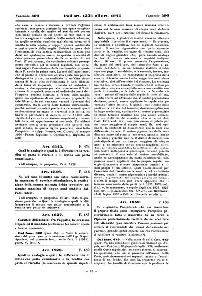 Sinossi giuridica compendio ordinato di giurisprudenza, scienza e bibliografia ...