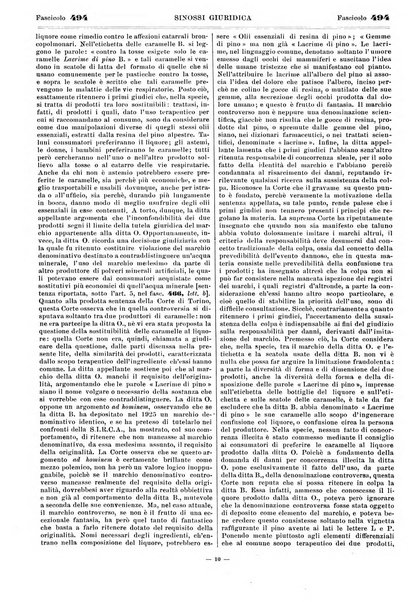 Sinossi giuridica compendio ordinato di giurisprudenza, scienza e bibliografia ...