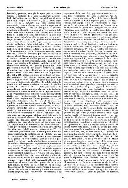 Sinossi giuridica compendio ordinato di giurisprudenza, scienza e bibliografia ...