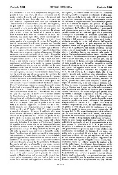 Sinossi giuridica compendio ordinato di giurisprudenza, scienza e bibliografia ...