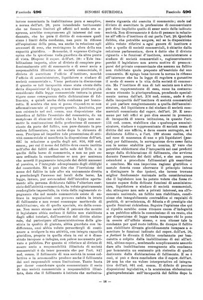 Sinossi giuridica compendio ordinato di giurisprudenza, scienza e bibliografia ...