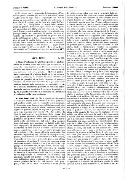 Sinossi giuridica compendio ordinato di giurisprudenza, scienza e bibliografia ...