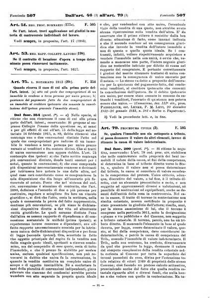 Sinossi giuridica compendio ordinato di giurisprudenza, scienza e bibliografia ...