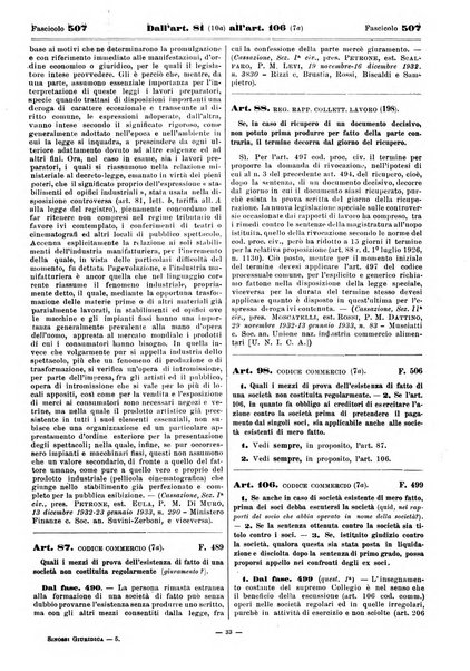 Sinossi giuridica compendio ordinato di giurisprudenza, scienza e bibliografia ...