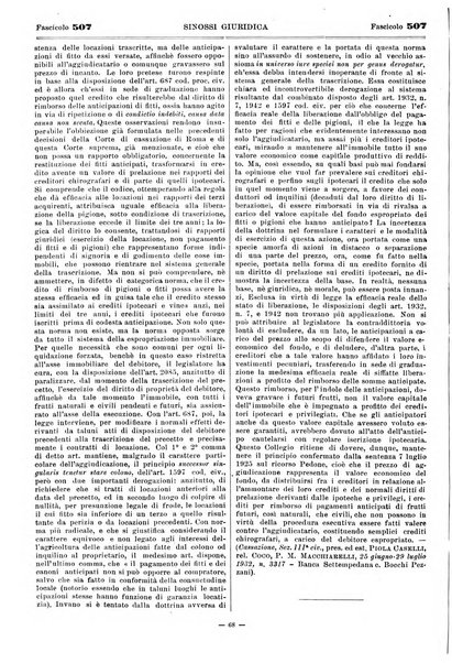 Sinossi giuridica compendio ordinato di giurisprudenza, scienza e bibliografia ...