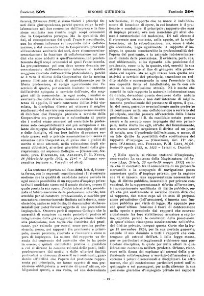 Sinossi giuridica compendio ordinato di giurisprudenza, scienza e bibliografia ...