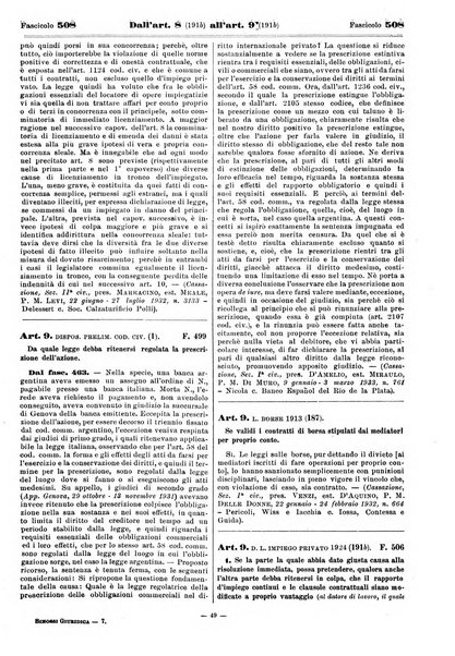 Sinossi giuridica compendio ordinato di giurisprudenza, scienza e bibliografia ...