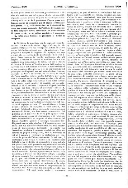 Sinossi giuridica compendio ordinato di giurisprudenza, scienza e bibliografia ...