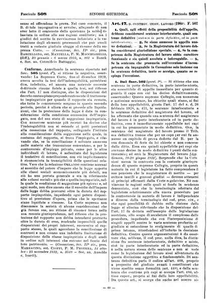 Sinossi giuridica compendio ordinato di giurisprudenza, scienza e bibliografia ...