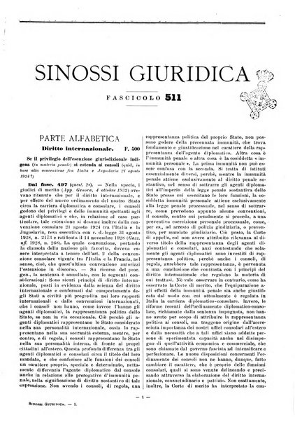 Sinossi giuridica compendio ordinato di giurisprudenza, scienza e bibliografia ...