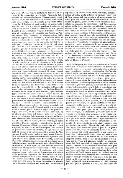 Sinossi giuridica compendio ordinato di giurisprudenza, scienza e bibliografia ...