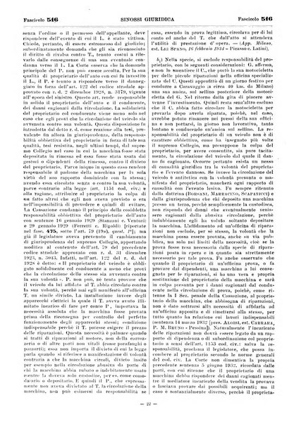 Sinossi giuridica compendio ordinato di giurisprudenza, scienza e bibliografia ...