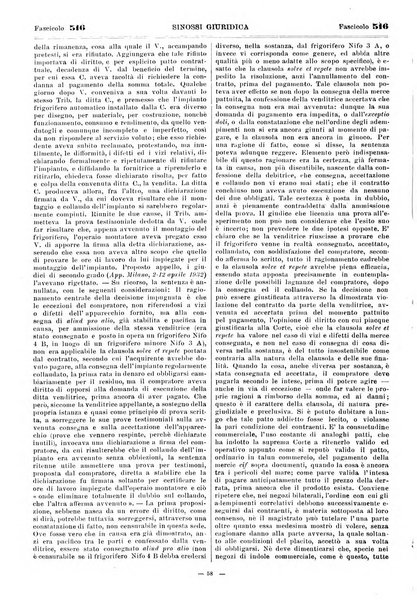 Sinossi giuridica compendio ordinato di giurisprudenza, scienza e bibliografia ...