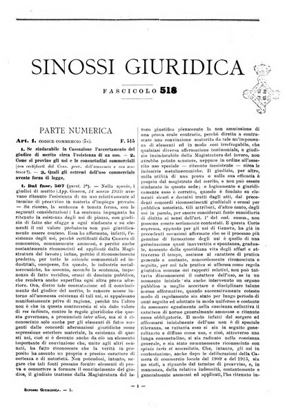 Sinossi giuridica compendio ordinato di giurisprudenza, scienza e bibliografia ...