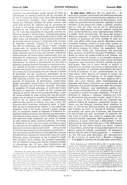 Sinossi giuridica compendio ordinato di giurisprudenza, scienza e bibliografia ...