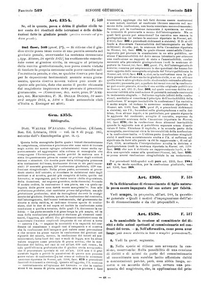 Sinossi giuridica compendio ordinato di giurisprudenza, scienza e bibliografia ...