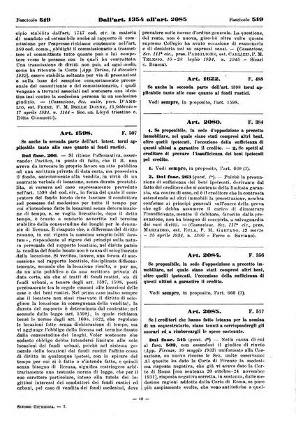 Sinossi giuridica compendio ordinato di giurisprudenza, scienza e bibliografia ...