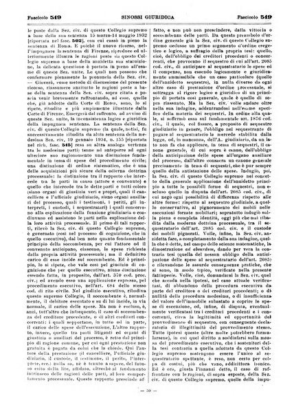 Sinossi giuridica compendio ordinato di giurisprudenza, scienza e bibliografia ...