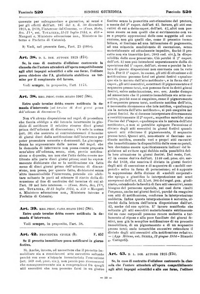 Sinossi giuridica compendio ordinato di giurisprudenza, scienza e bibliografia ...