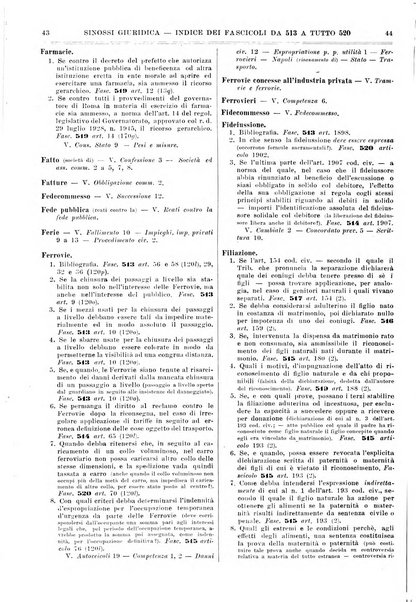 Sinossi giuridica compendio ordinato di giurisprudenza, scienza e bibliografia ...