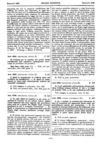 Sinossi giuridica compendio ordinato di giurisprudenza, scienza e bibliografia ...