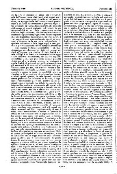 Sinossi giuridica compendio ordinato di giurisprudenza, scienza e bibliografia ...